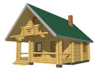 Log cottage