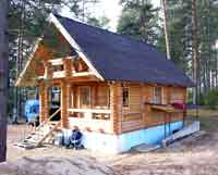 log home project